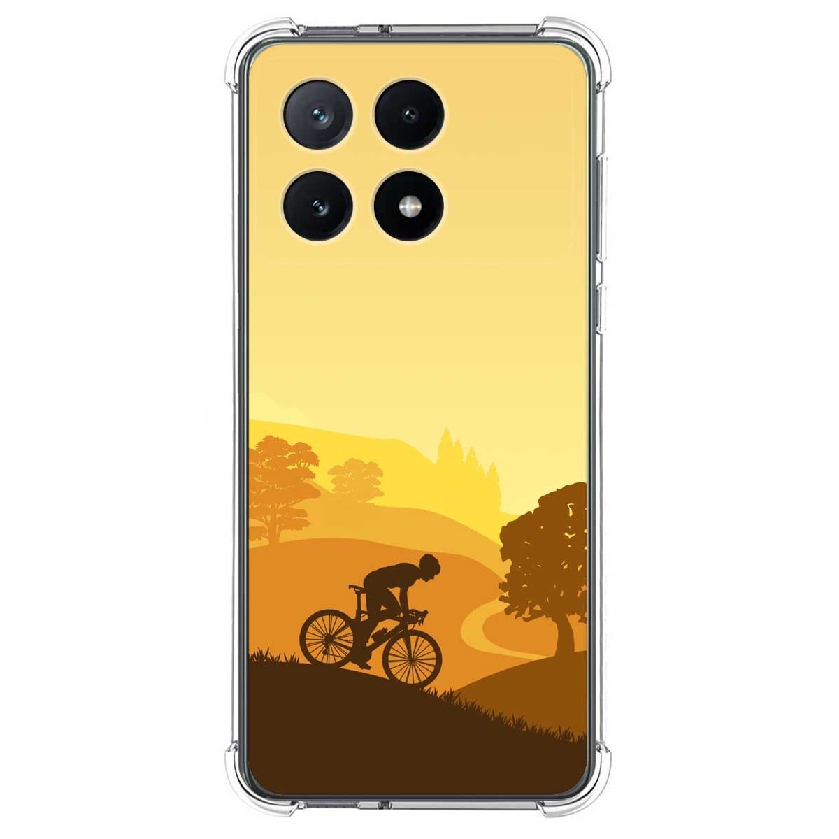 Funda Silicona Antigolpes para Xiaomi Poco F6 Pro 5G diseño Ciclista Dibujos