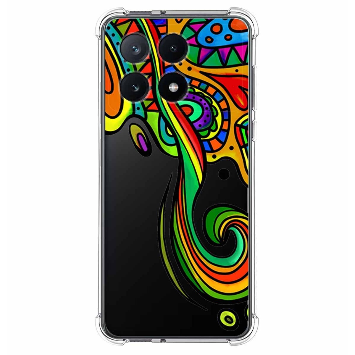 Funda Silicona Antigolpes para Xiaomi Poco F6 Pro 5G diseño Colores Dibujos