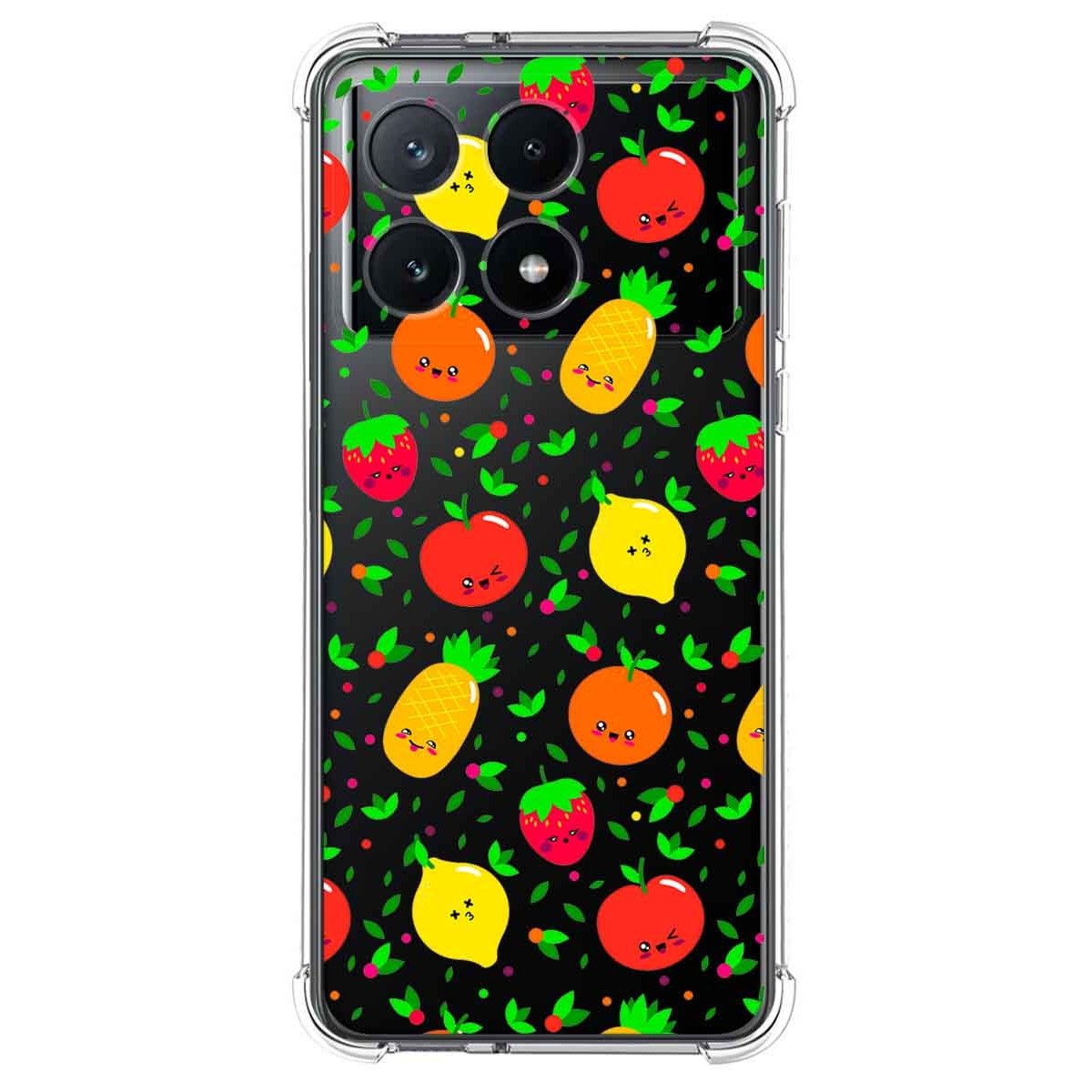 Funda Silicona Antigolpes para Xiaomi Poco F6 Pro 5G diseño Frutas 01 Dibujos