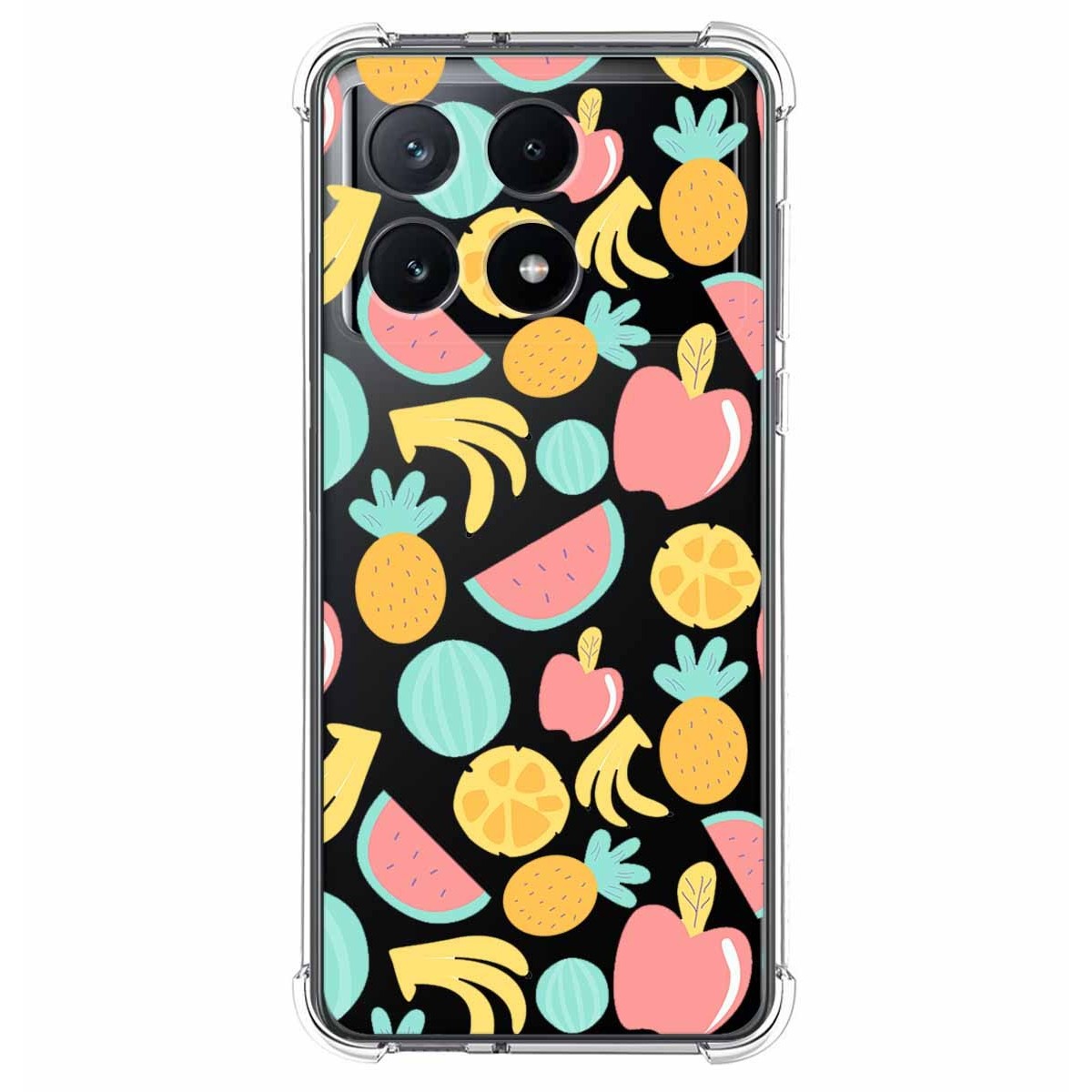 Funda Silicona Antigolpes para Xiaomi Poco F6 Pro 5G diseño Frutas 02 Dibujos