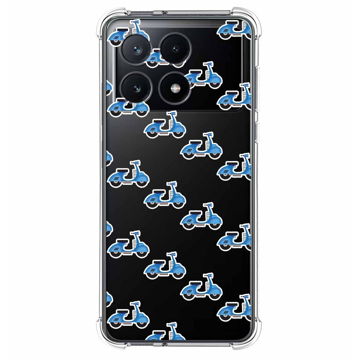 Funda Silicona Antigolpes para Xiaomi Poco F6 Pro 5G diseño Scooter Dibujos