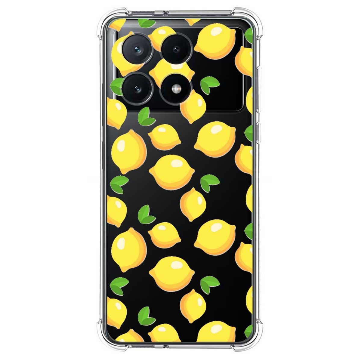 Funda Silicona Antigolpes para Xiaomi Poco F6 Pro 5G diseño Limones Dibujos