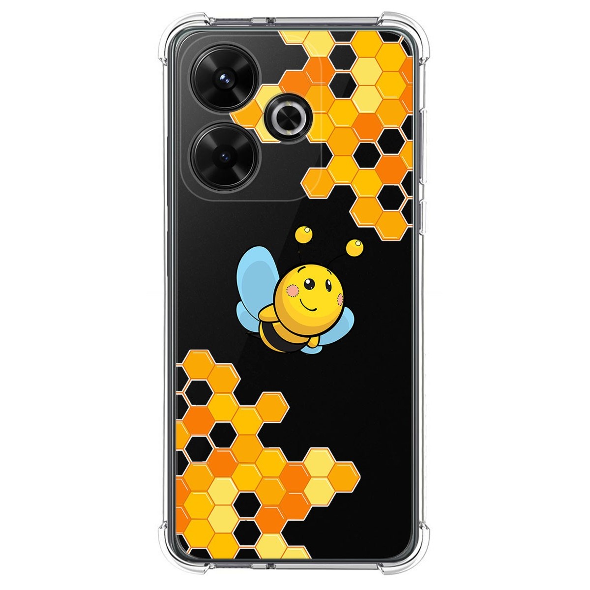 Funda Silicona Antigolpes para Xiaomi Redmi 13 4G diseño Abeja Dibujos