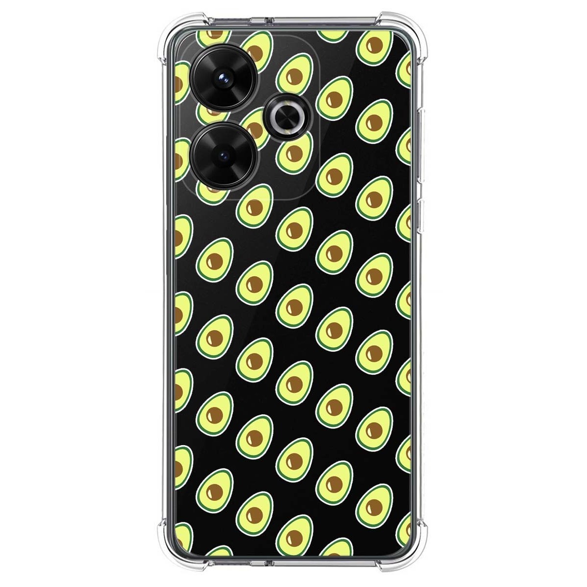 Funda Silicona Antigolpes para Xiaomi Redmi 13 4G diseño Aguacate Dibujos