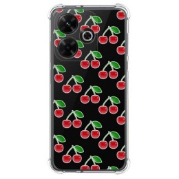 Funda Silicona Antigolpes para Xiaomi Redmi 13 4G diseño Cerezas Dibujos