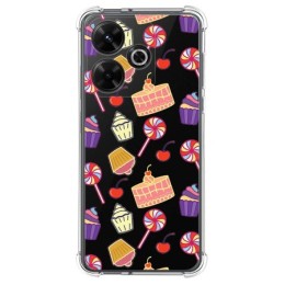 Funda Silicona Antigolpes para Xiaomi Redmi 13 4G diseño Dulces 01 Dibujos