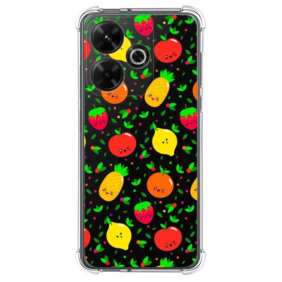 Funda Silicona Antigolpes para Xiaomi Redmi 13 4G diseño Frutas 01 Dibujos