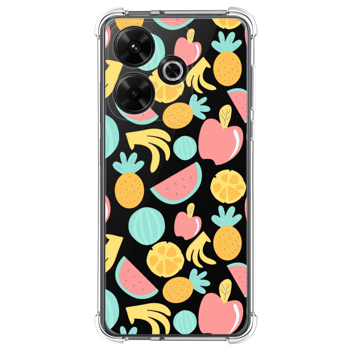 Funda Silicona Antigolpes para Xiaomi Redmi 13 4G diseño Frutas 02 Dibujos