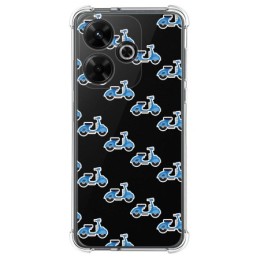 Funda Silicona Antigolpes para Xiaomi Redmi 13 4G diseño Scooter Dibujos