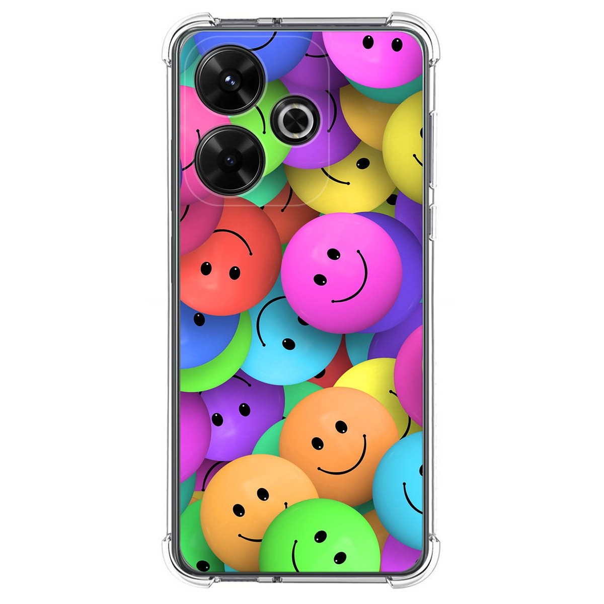 Funda Silicona Antigolpes para Xiaomi Redmi 13 4G diseño Smile Dibujos