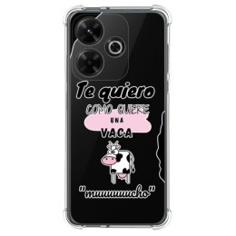 Funda Silicona Antigolpes para Xiaomi Redmi 13 4G diseño Vaca Dibujos