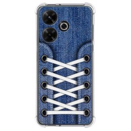 Funda Silicona Antigolpes para Xiaomi Redmi 13 4G diseño Zapatillas 01 Dibujos