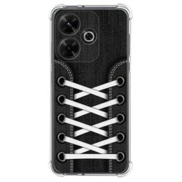 Funda Silicona Antigolpes para Xiaomi Redmi 13 4G diseño Zapatillas 02 Dibujos