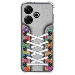 Funda Silicona Antigolpes para Xiaomi Redmi 13 4G diseño Zapatillas 04 Dibujos