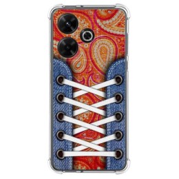 Funda Silicona Antigolpes para Xiaomi Redmi 13 4G diseño Zapatillas 10 Dibujos