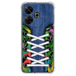 Funda Silicona Antigolpes para Xiaomi Redmi 13 4G diseño Zapatillas 13 Dibujos