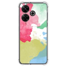 Funda Silicona Antigolpes para Xiaomi Redmi 13 4G diseño Acuarela 02 Dibujos