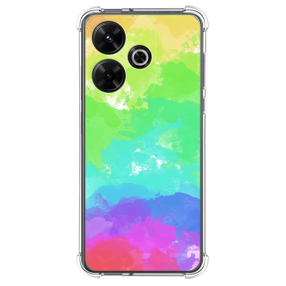 Funda Silicona Antigolpes para Xiaomi Redmi 13 4G diseño Acuarela 03 Dibujos