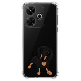 Funda Silicona Antigolpes para Xiaomi Redmi 13 4G diseño Perros 04 Dibujos