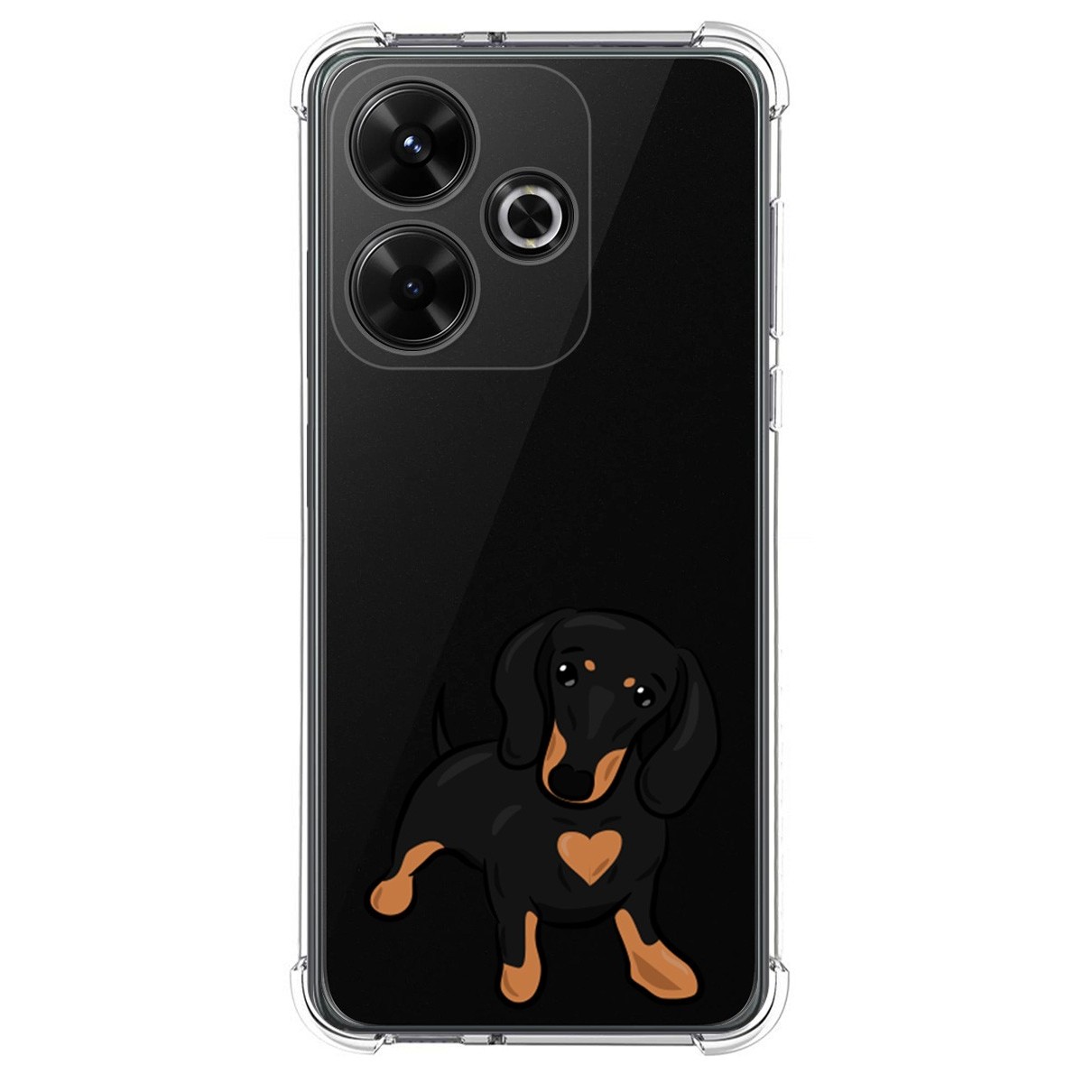 Funda Silicona Antigolpes para Xiaomi Redmi 13 4G diseño Perros 04 Dibujos