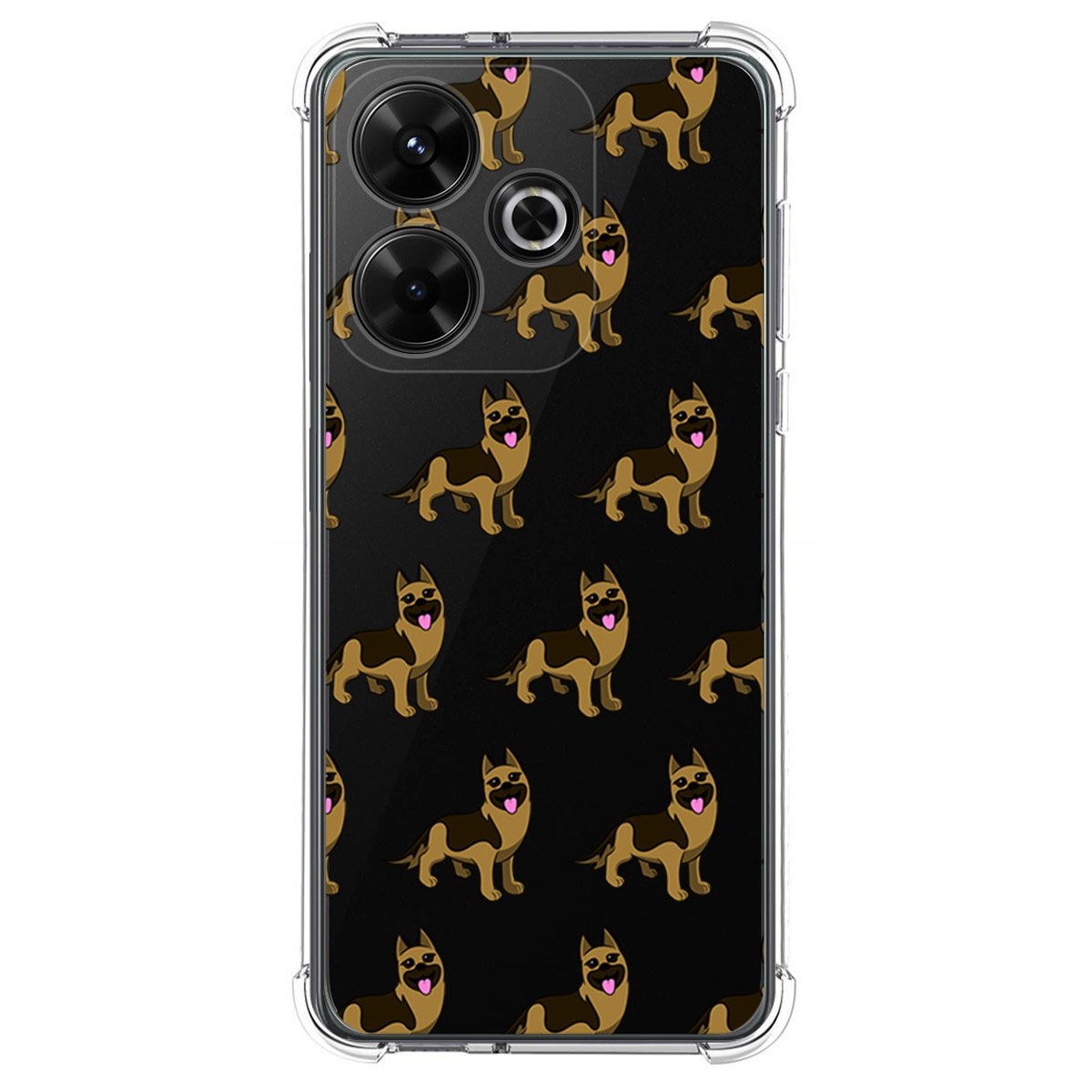 Funda Silicona Antigolpes para Xiaomi Redmi 13 4G diseño Perros 09 Dibujos