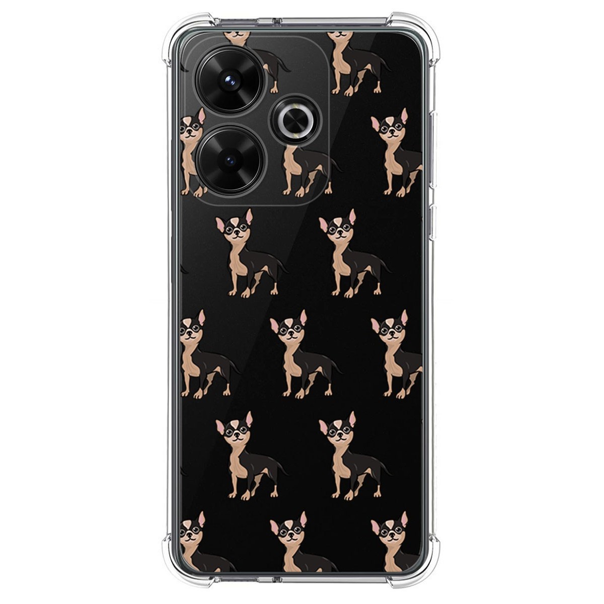 Funda Silicona Antigolpes para Xiaomi Redmi 13 4G diseño Perros 11 Dibujos