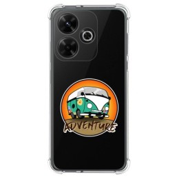 Funda Silicona Antigolpes para Xiaomi Poco M6 4G diseño Adventure Dibujos