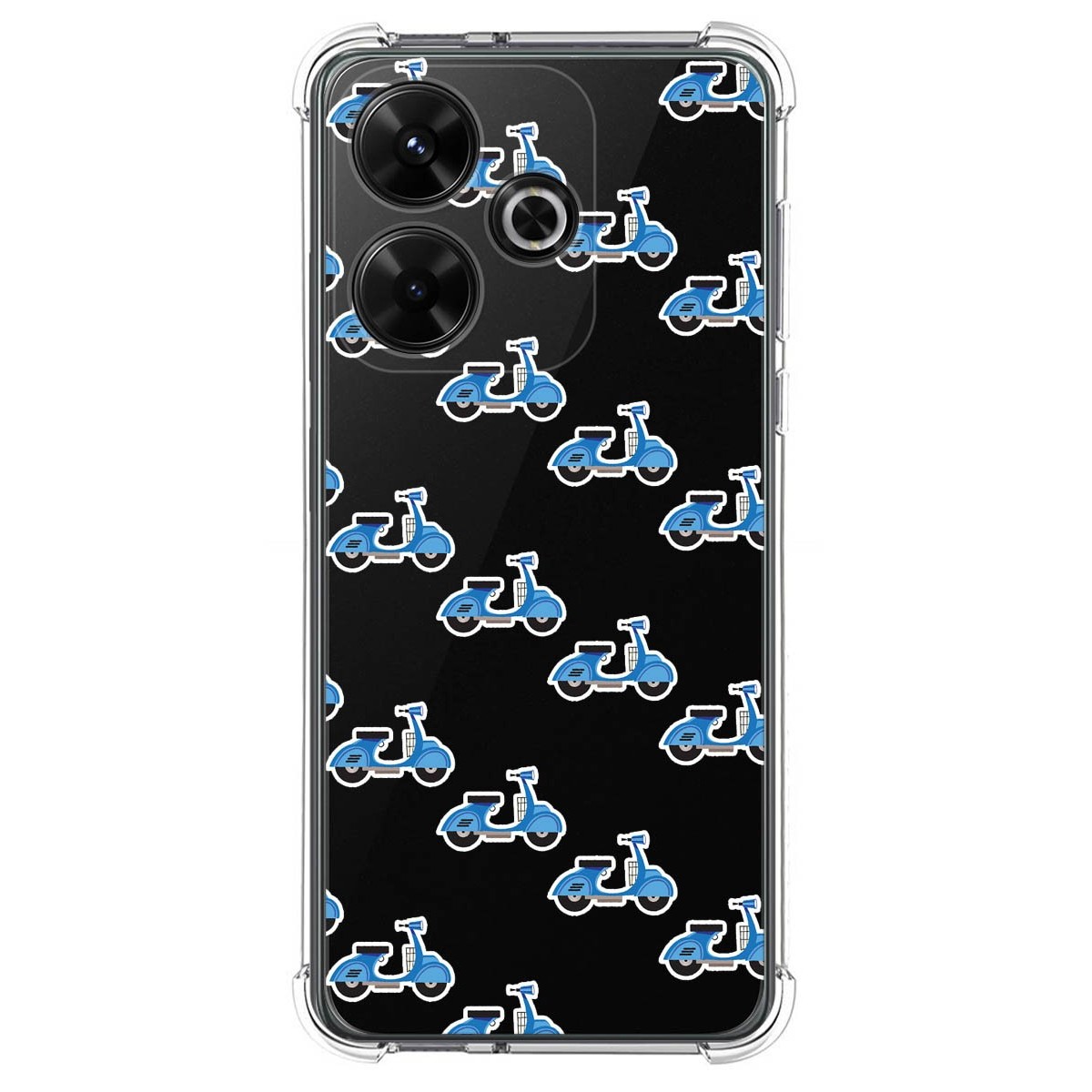 Funda Silicona Antigolpes para Xiaomi Poco M6 4G diseño Scooter Dibujos