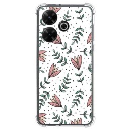 Funda Silicona Antigolpes para Xiaomi Poco M6 4G diseño Flores 01 Dibujos