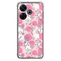 Funda Silicona Antigolpes para Xiaomi Poco M6 4G diseño Flores 07 Dibujos