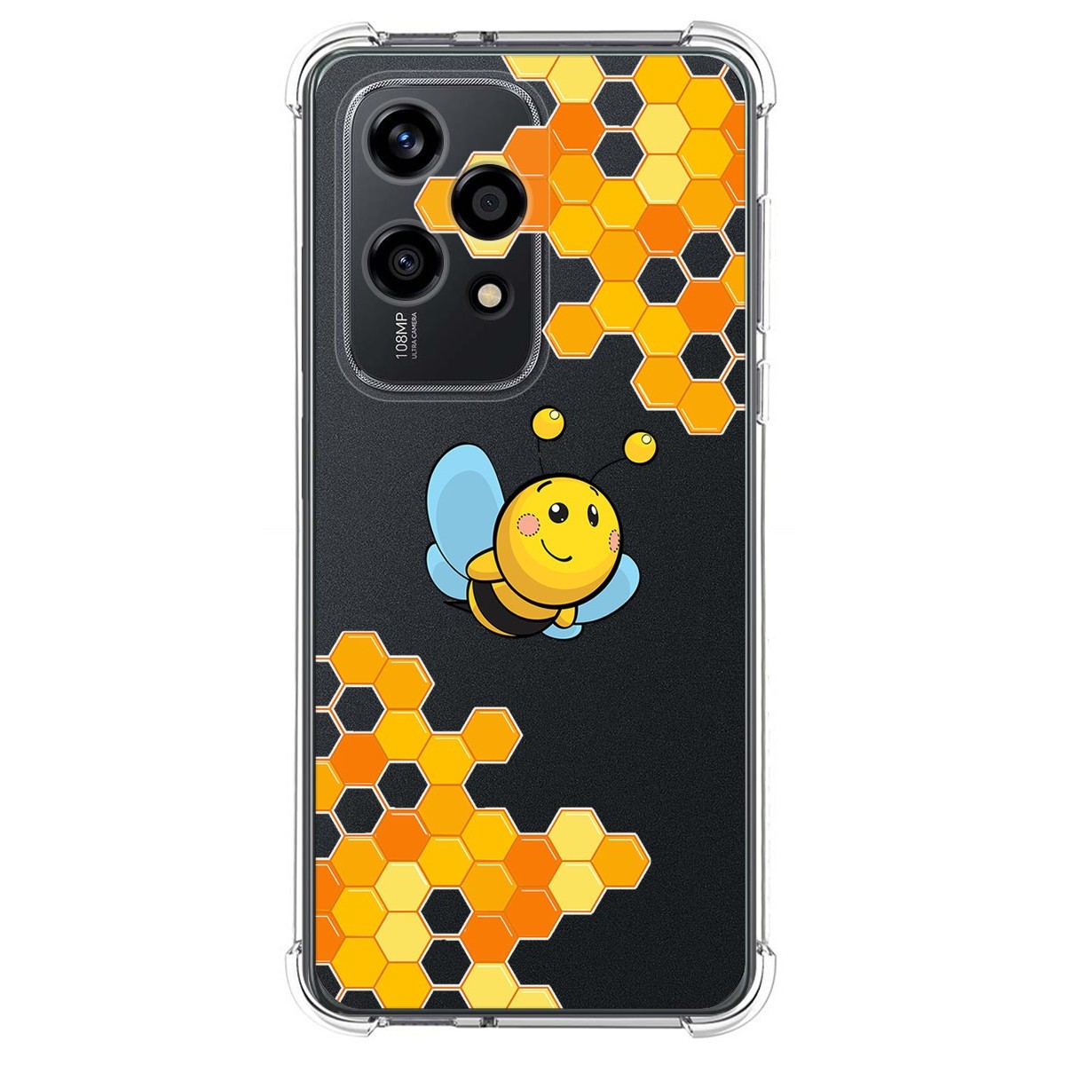 Funda Silicona Antigolpes para Huawei Honor 200 Lite 5G diseño Abeja Dibujos