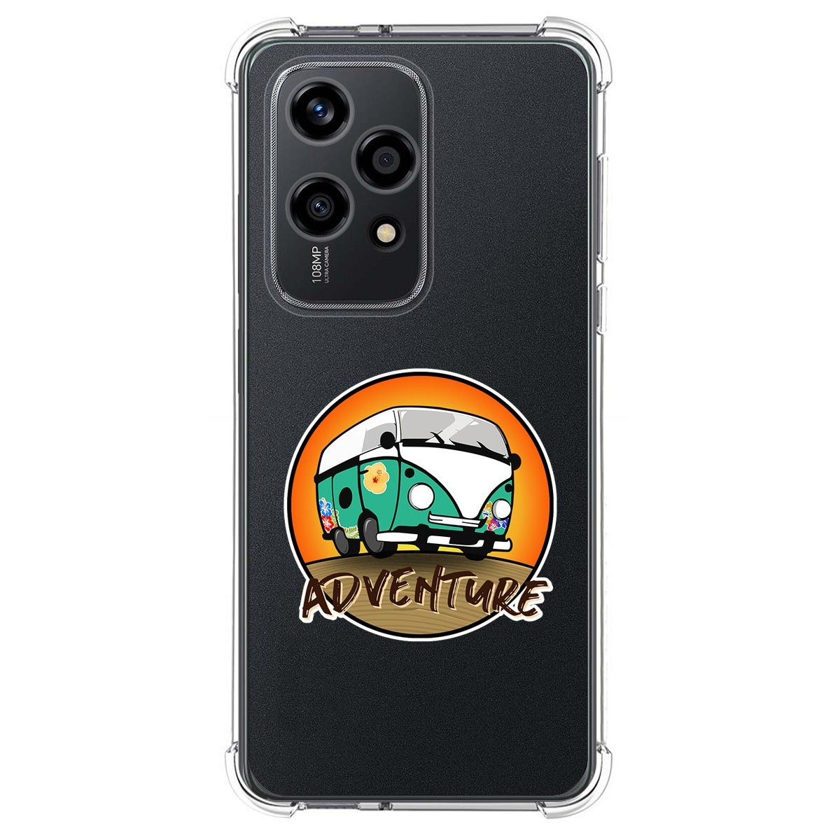 Funda Silicona Antigolpes para Huawei Honor 200 Lite 5G diseño Adventure Dibujos