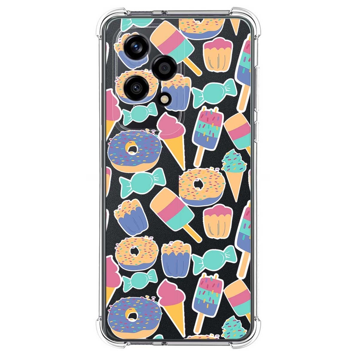 Funda Silicona Antigolpes para Huawei Honor 200 Lite 5G diseño Dulces 02 Dibujos