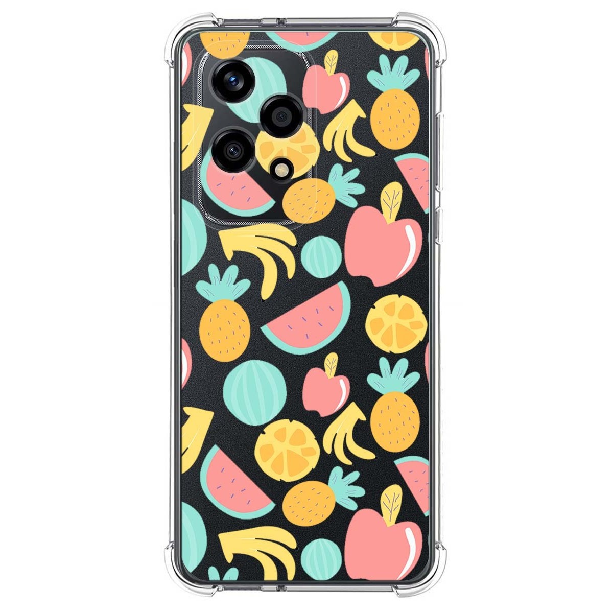 Funda Silicona Antigolpes para Huawei Honor 200 Lite 5G diseño Frutas 02 Dibujos