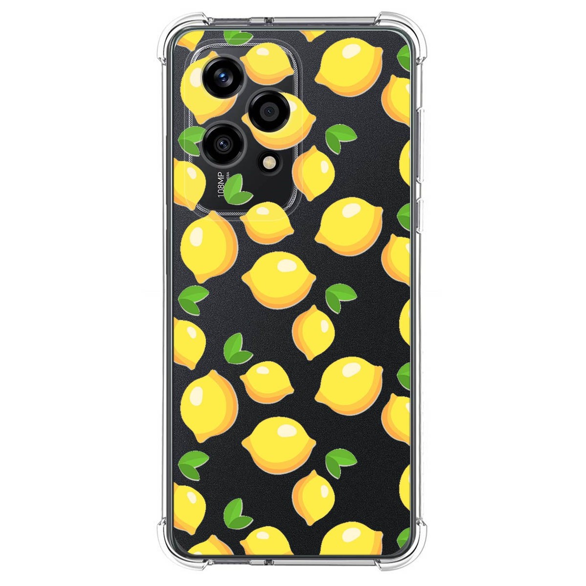 Funda Silicona Antigolpes para Huawei Honor 200 Lite 5G diseño Limones Dibujos