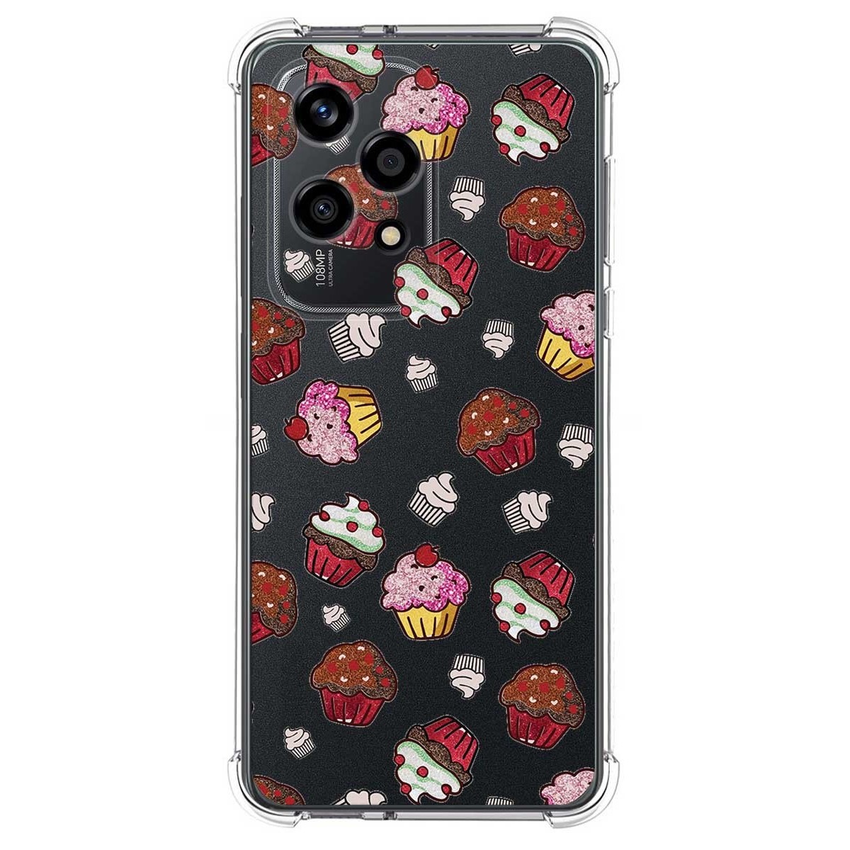 Funda Silicona Antigolpes para Huawei Honor 200 Lite 5G diseño Muffins Dibujos