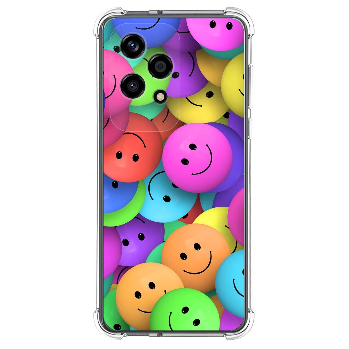 Funda Silicona Antigolpes para Huawei Honor 200 Lite 5G diseño Smile Dibujos