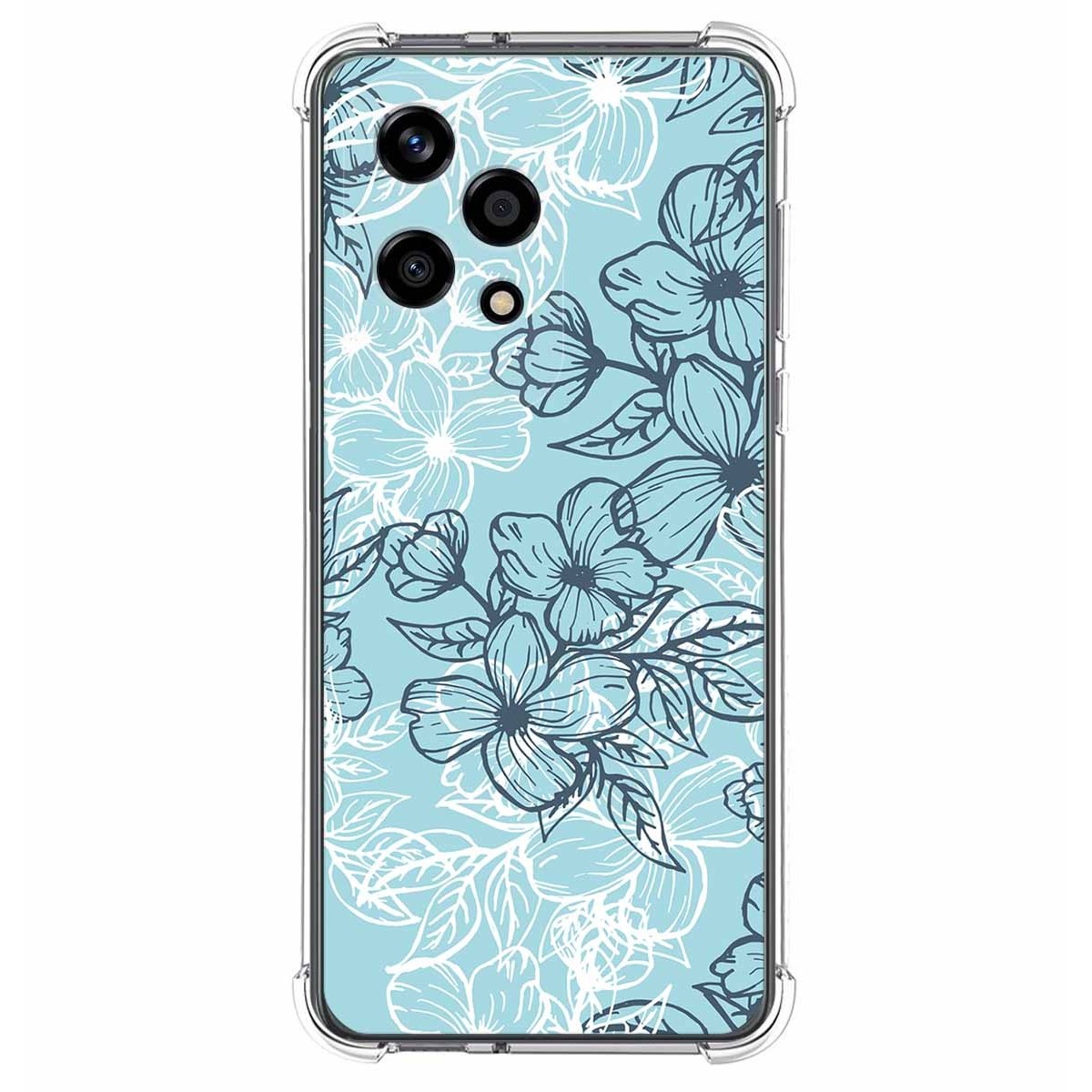 Funda Silicona Antigolpes para Huawei Honor 200 Lite 5G diseño Flores 03 Dibujos