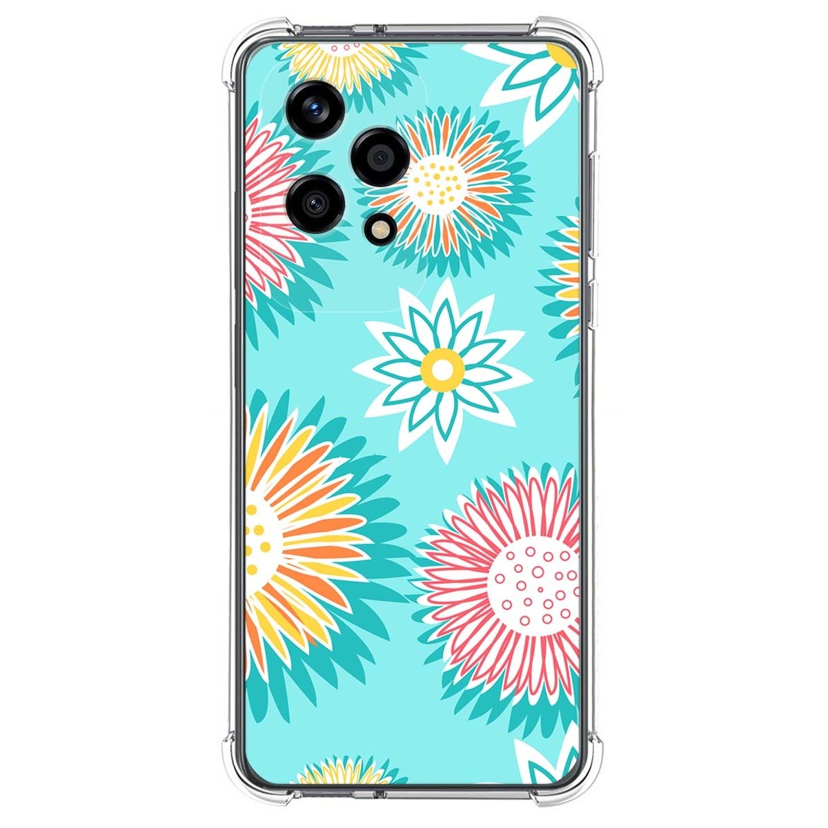 Funda Silicona Antigolpes para Huawei Honor 200 Lite 5G diseño Flores 05 Dibujos