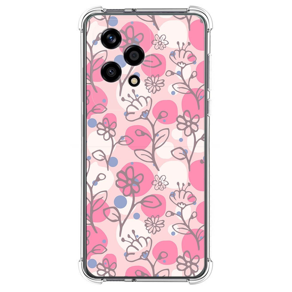 Funda Silicona Antigolpes para Huawei Honor 200 Lite 5G diseño Flores 07 Dibujos