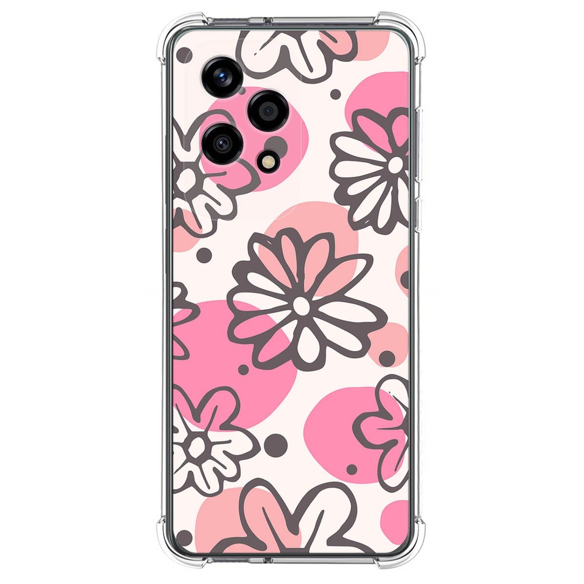 Funda Silicona Antigolpes para Huawei Honor 200 Lite 5G diseño Flores 09 Dibujos