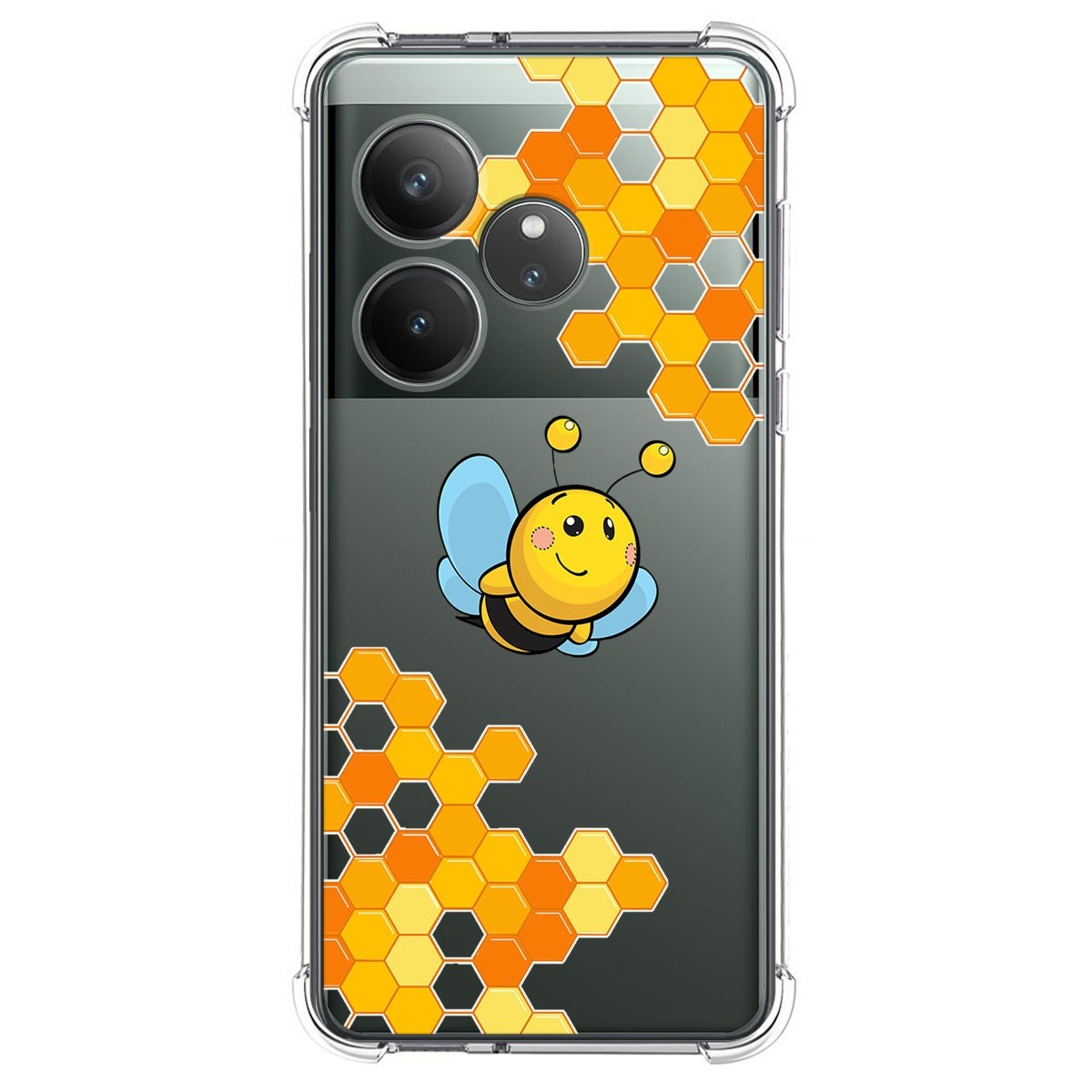 Funda Silicona Antigolpes para Realme GT 6 / GT 6T 5G diseño Abeja Dibujos