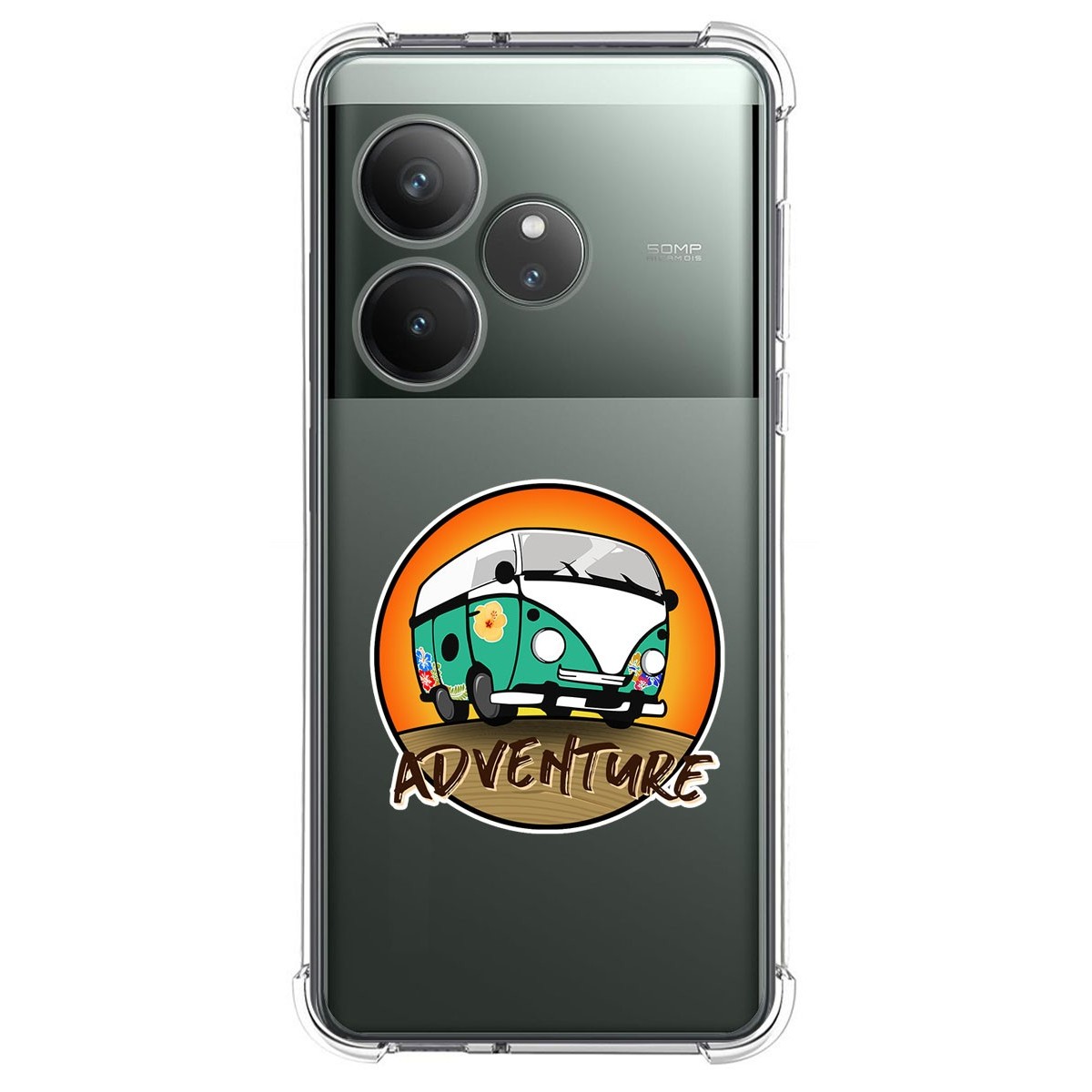 Funda Silicona Antigolpes para Realme GT 6 / GT 6T 5G diseño Adventure Dibujos