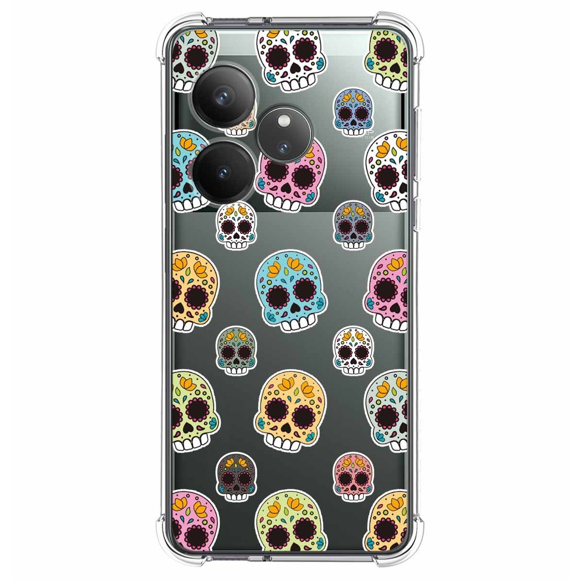 Funda Silicona Antigolpes para Realme GT 6 / GT 6T 5G diseño Catrina Dibujos