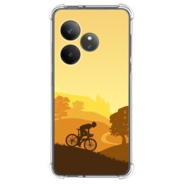 Funda Silicona Antigolpes para Realme GT 6 / GT 6T 5G diseño Ciclista Dibujos