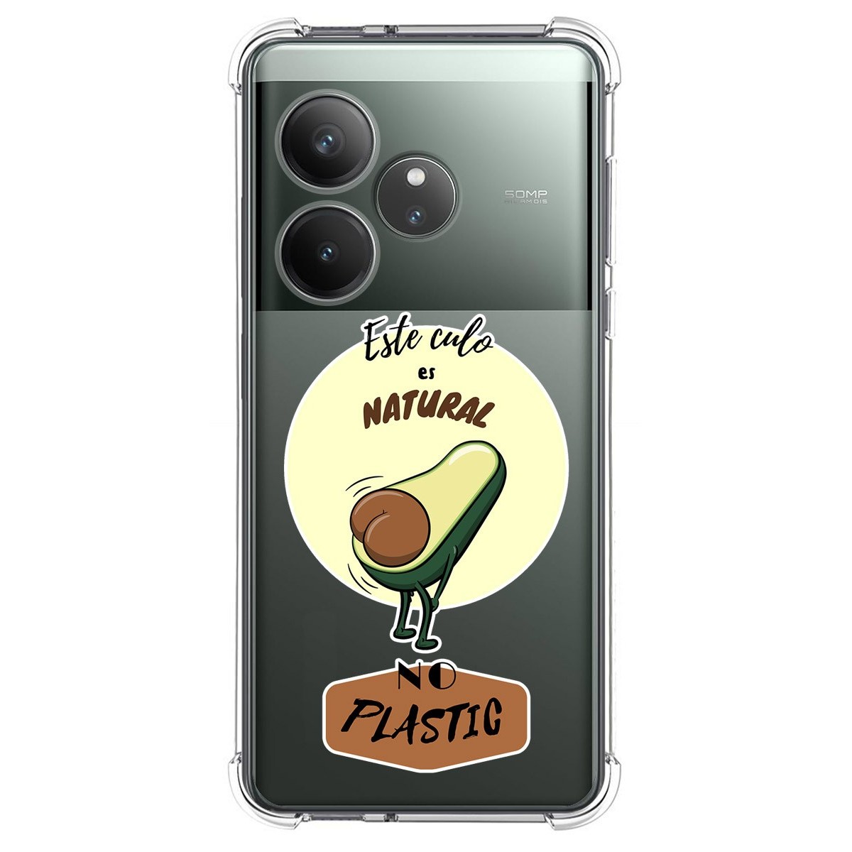 Funda Silicona Antigolpes para Realme GT 6 / GT 6T 5G diseño Culo Natural Dibujos