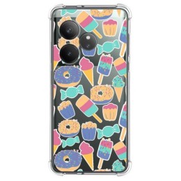 Funda Silicona Antigolpes para Realme GT 6 / GT 6T 5G diseño Dulces 02 Dibujos