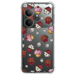 Funda Silicona Antigolpes para Realme GT 6 / GT 6T 5G diseño Muffins Dibujos