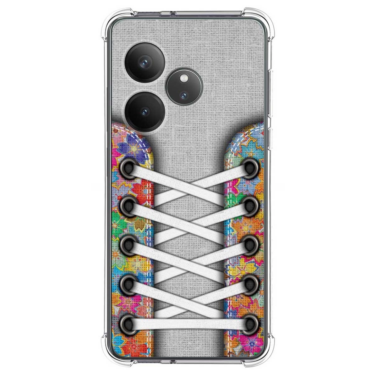 Funda Silicona Antigolpes para Realme GT 6 / GT 6T 5G diseño Zapatillas 04 Dibujos