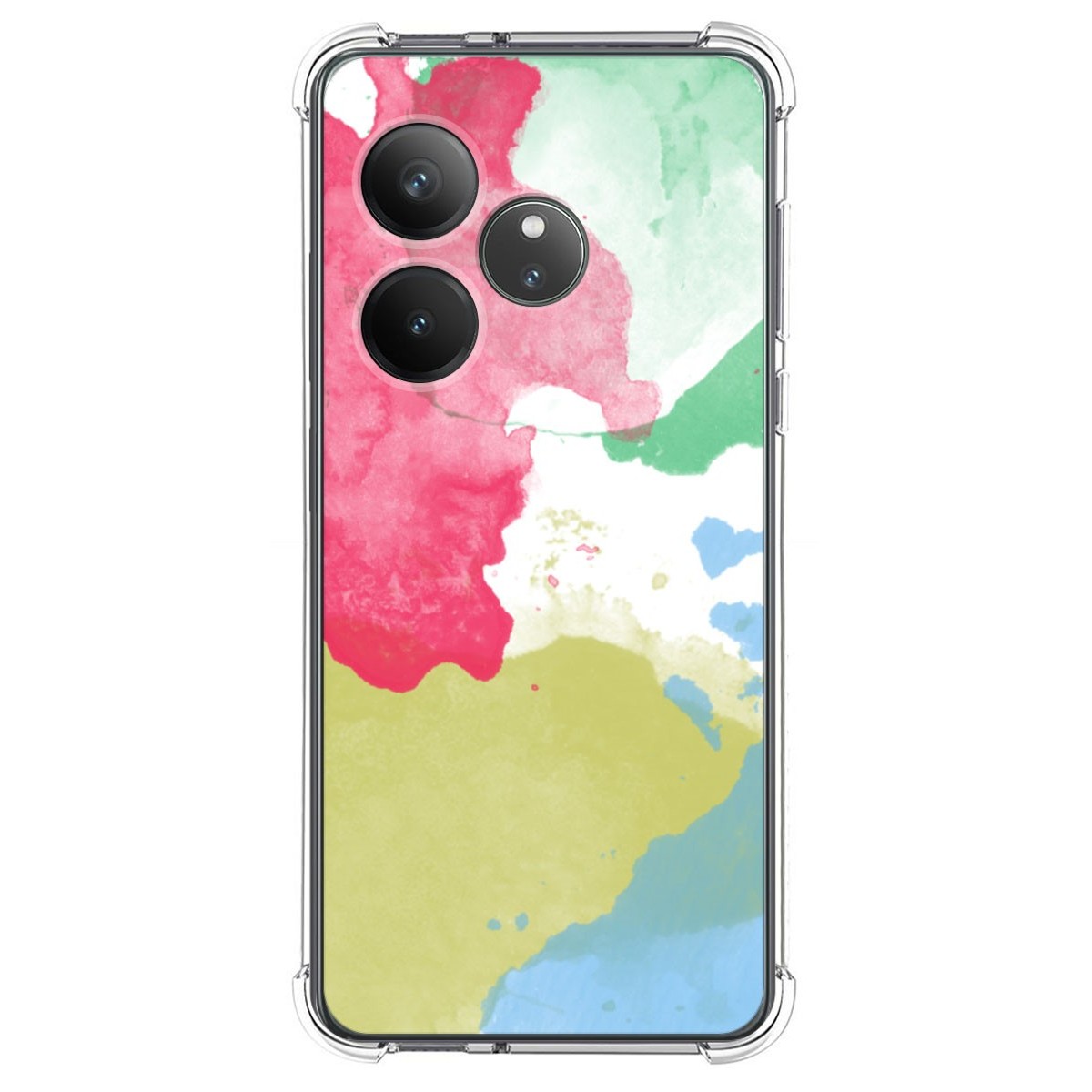 Funda Silicona Antigolpes para Realme GT 6 / GT 6T 5G diseño Acuarela 02 Dibujos